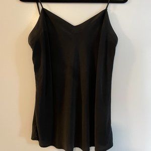 Armani Exchange Black Silk Tank